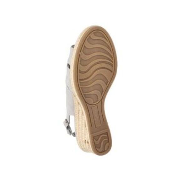 NWT BELLA VITA Womens Gray Slingback Lightweight Cheerful Wedge Shoes 6.5 M - Picture 4 of 5